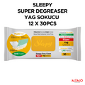 Sleepy Easy Clean Super Degreaser Multi Surface Cleaning Wipes 12 x 30pcs – powerful multi-surface degreasing cleaning wipes product image
