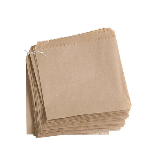 10x10 Brown Kraft Paper Bag - Memo Cash and Carry 