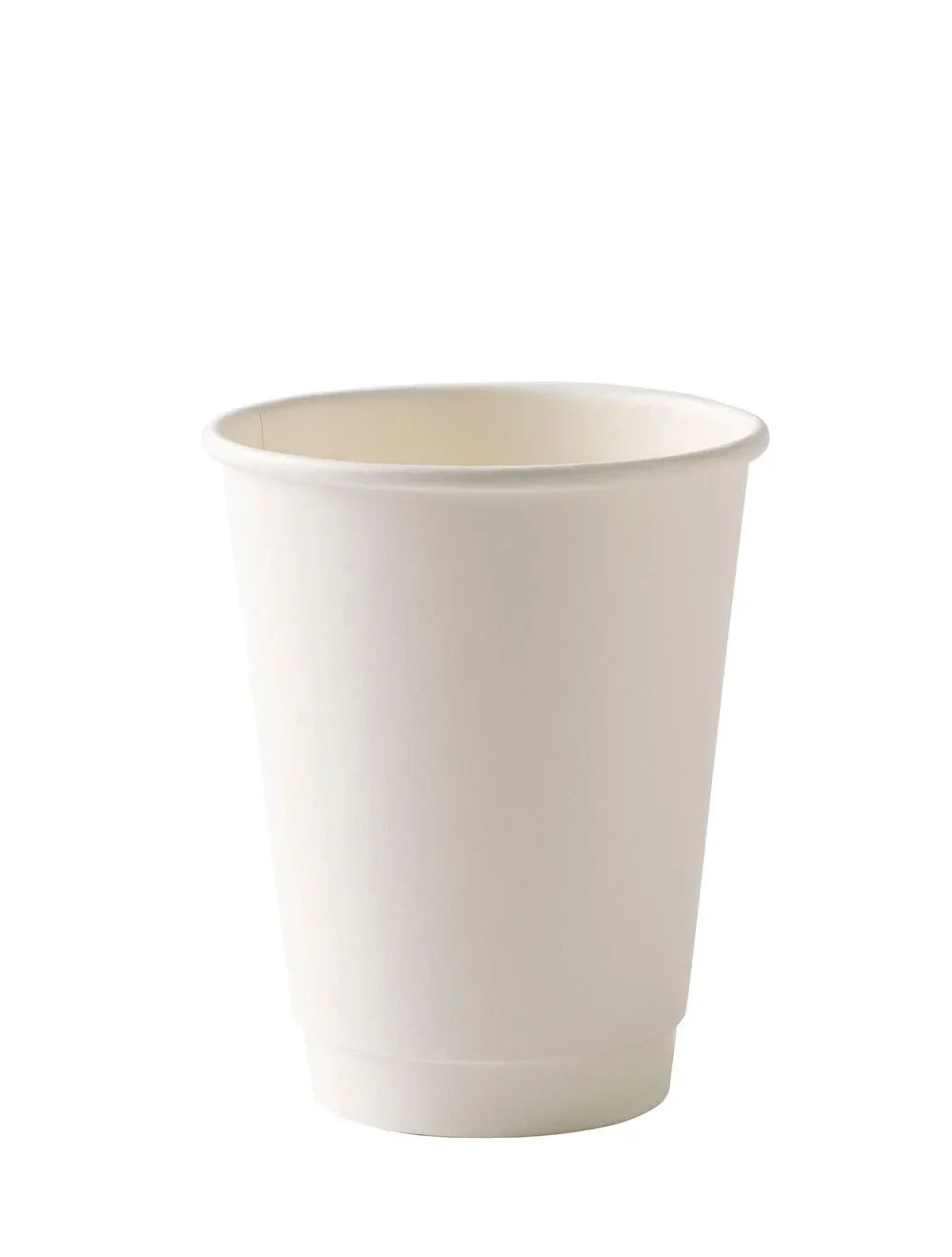 12oz-355ml Double Wall White Paper Cup Ep-90080(25 Unit) - Memo Cash and Carry 