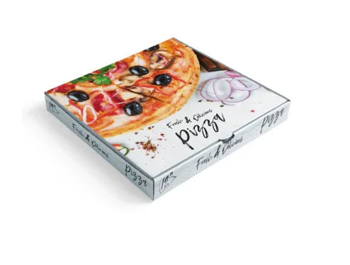 7 Inch Premium Grey Pizza Box -My (90 Pcs) - Memo Cash and Carry 