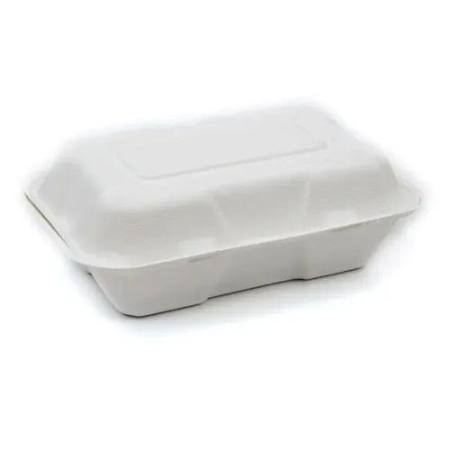 Bagasse Compostable 1000ml Lunch Box 1x500pcs - Memo Cash and Carry 