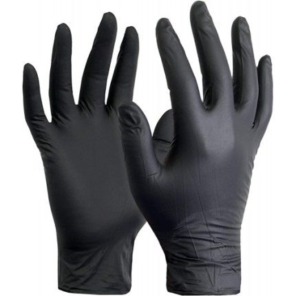 Small Nitrile Powder Free Gloves - Black