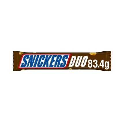 Snickers Milk Chocolate Duo Bar 24x83.4g
